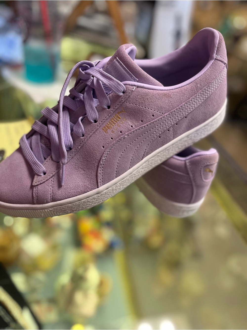 Puma Women's Suede Classic XXI Sneakers in Lavender Purple - Picture 4 of 4